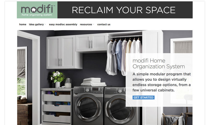 Modifi Cabinetry Website Design by June Tapia