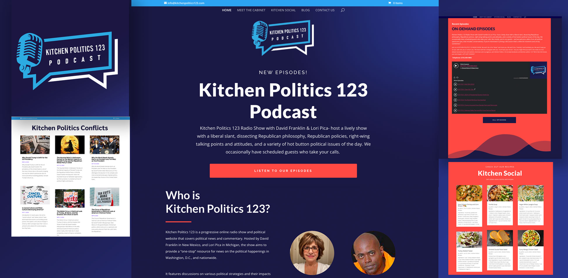 Kitchen Politics 123 - Designed by June Tapia