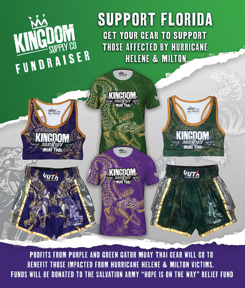 Promotion for Kingdom Supply Co. Fundraiser for Florida Milton & Helene